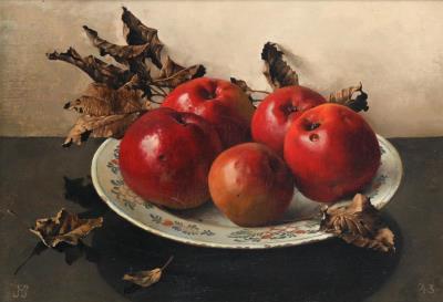 Autumn Still Life with Apples by Jan Voerman Jr - Auction record, sale price, and art valuation. Compare with similar artists and explore comparable artworks.