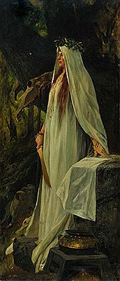 "Sagenkönigin im Wald"