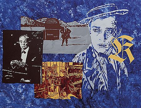 Sample artwork by Dick Higgins (1938 - 1998), known for mod imagery, graphics - View similar artists and auction records