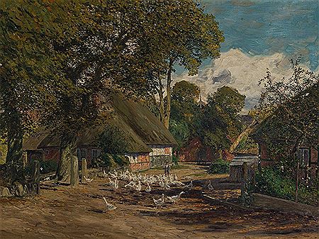 Village Road in Autumn