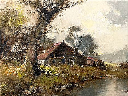 Rural Scene by Ingfried Paul Henze - Auction record, sale price, and art valuation. Compare with similar artists and explore comparable artworks.