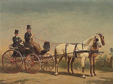 Men in Calèche