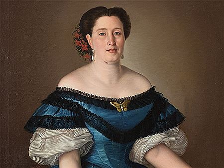 Portrait of a Lady by Domingo Garcia Y Diaz - Auction record, sale price, and art valuation. Compare with similar artists and explore comparable artworks.