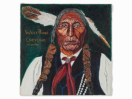 ‘Wolf Robe Cheyenne Warrior’