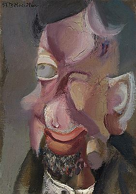 Cubistic portrait of Josef Sudek
