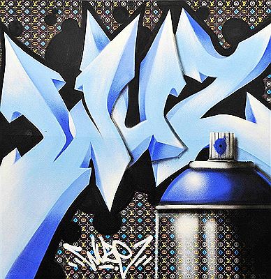 Sample artwork by Wuze (Born 1973), known for street art painting - View similar artists and auction records