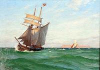 Segler vor Helgoland