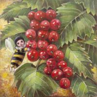 Abeille et groseilles by Virginie Napo - Auction record, sale price, and art valuation. Compare with similar artists and explore comparable artworks.