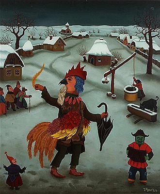 Sample artwork by Josip Generalic (1936 - 2004), known for painting - View similar artists and auction records