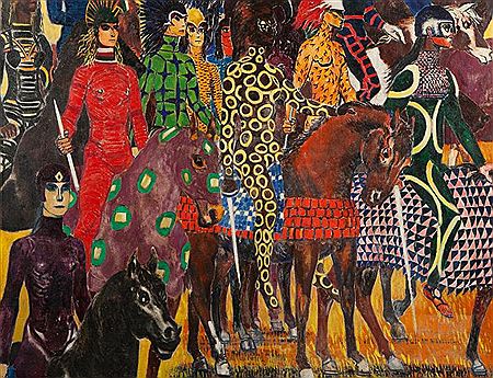 Personnages et chevaux
