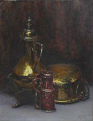 Sample artwork by Charles Frederic Jung (1865 - 1936), known for still life painting - View similar artists and auction records