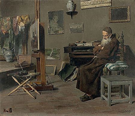 Méditation dans l'atelier