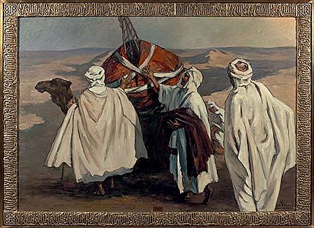 Voyageurs dans le sud algérien