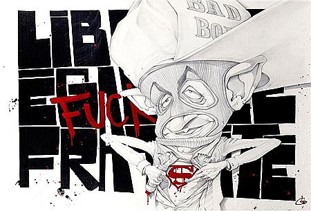 Sample artwork by Kalouf (Born 1978), known for painting - View similar artists and auction records