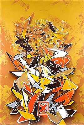Sample artwork by Takt (Born 1978), known for contemporary street art - View similar artists and auction records