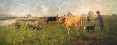 Sample artwork by Oskar Frenzel (1855 - 1915), known for painting - View similar artists and auction records
