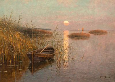 Sonnenaufgang über dem Bodden