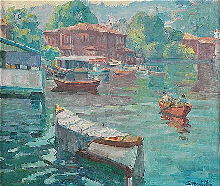 Sample artwork by Selahattin Teoman (1901 - 1980), known for painting - View similar artists and auction records