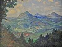 "Schwäbische Alb" mit Kaiserbergen in einer Frühsommerstimmung