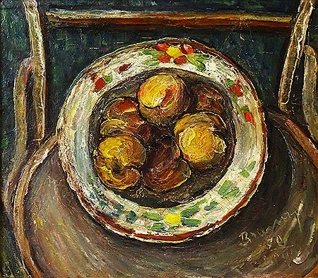 Plate with Apples