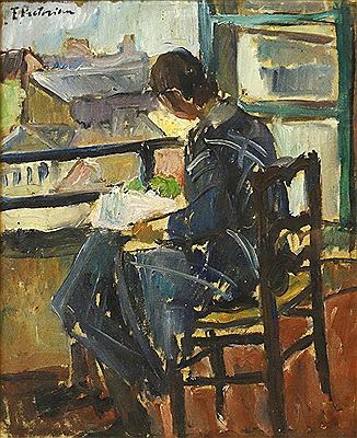 Lectura by Florenta Pretorian - Auction record, sale price, and art valuation. Compare with similar artists and explore comparable artworks.