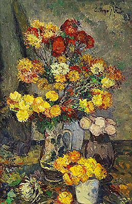 "Vases with Wild Flowers" by Costache Agafitei - Auction record, sale price, and art valuation. Compare with similar artists and explore comparable artworks.