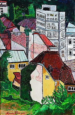 Sample artwork by Ion Minoiu (Born 1931), known for painting - View similar artists and auction records