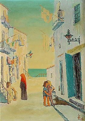 Sample artwork by Iulian Olariu (1922 - 1991), known for painting - View similar artists and auction records