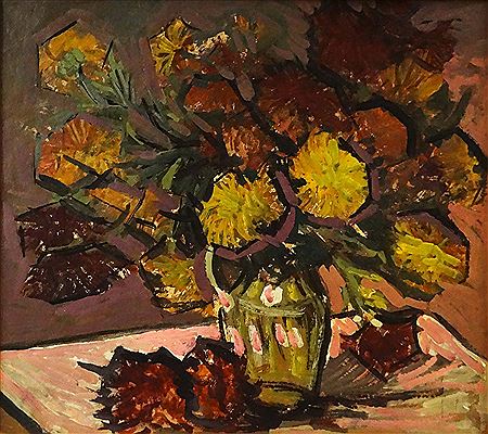 "Still Life with Flowers" by Aurel Nedel - Auction record, sale price, and art valuation. Compare with similar artists and explore comparable artworks.