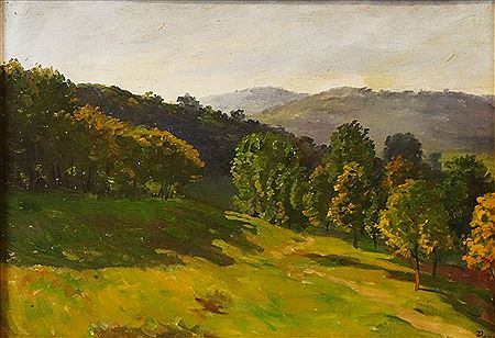 Landscape with Hills by Alexandru Popp - Auction record, sale price, and art valuation. Compare with similar artists and explore comparable artworks.