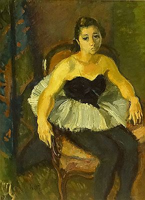 Ballerina in Armchair by Iosif Iser - Auction record, sale price, and art valuation. Compare with similar artists and explore comparable artworks.