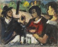 Paris Café by Friedrich Feigl - Auction record, sale price, and art valuation. Compare with similar artists and explore comparable artworks.