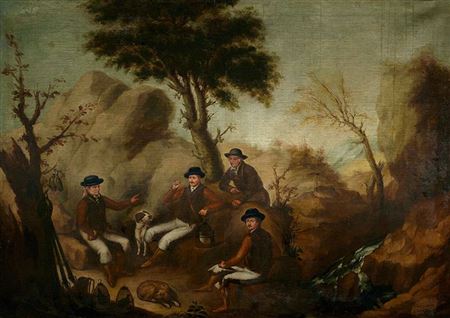 Cacería del Conde de Gómara en su finca de Andújar.