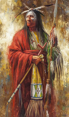 "The Majestic Leader, Lakota"