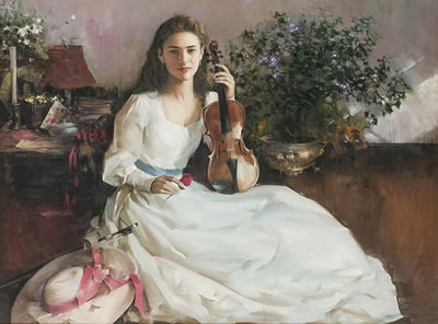 Lady with Violin