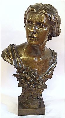BUST OF A WOMAN by James Pittendrigh Macgillivray - Auction record, sale price, and art valuation. Compare with similar artists and explore comparable artworks.