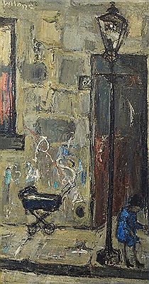CLOSE ENTRANCE WITH GAS LAMP, BRIDGETON 1962 by Herbert Whone - Auction record, sale price, and art valuation. Compare with similar artists and explore comparable artworks.