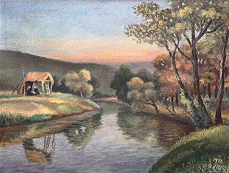 Sample artwork by Pertev Boyar (1897 - 1981), known for painting - View similar artists and auction records
