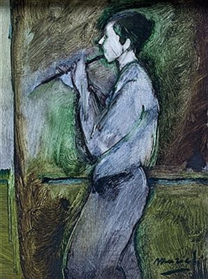 "Músico" by Angel Gonzalez Muriel - Auction record, sale price, and art valuation. Compare with similar artists and explore comparable artworks.