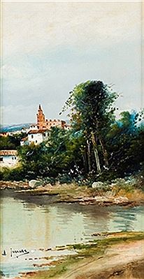 Paisaje con rio