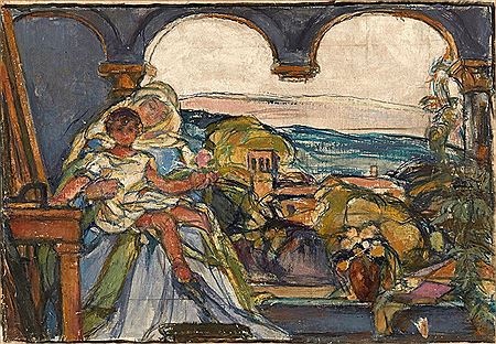 La Vierge et l'enfant Jésus à Saint-Privat