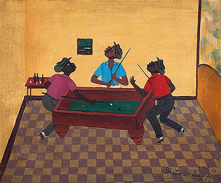 Les joueurs de billard by Heitor dos Prazeres - Auction record, sale price, and art valuation. Compare with similar artists and explore comparable artworks.