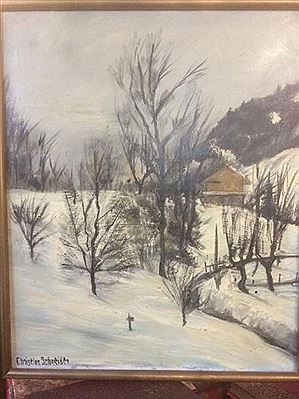 "Paysage de neige_ Dauphiné" by Christian Schneider - Auction record, sale price, and art valuation. Compare with similar artists and explore comparable artworks.