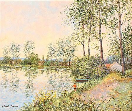 Sample artwork by Claude Mourier (Born 1930), known for painting - View similar artists and auction records