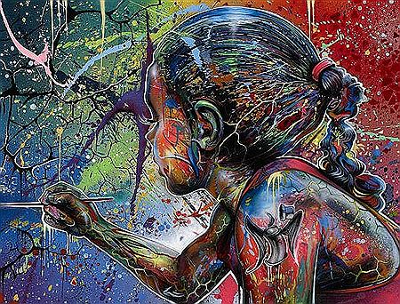 Sample artwork by Banga (Born 1970), known for graffiti art - View similar artists and auction records