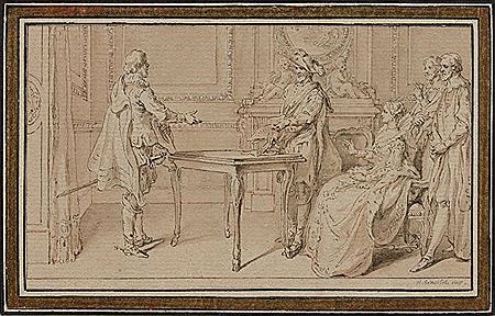 THE PRENUPTIAL AGREEMENT by Hubert Francois Gravelot - Auction record, sale price, and art valuation. Compare with similar artists and explore comparable artworks.