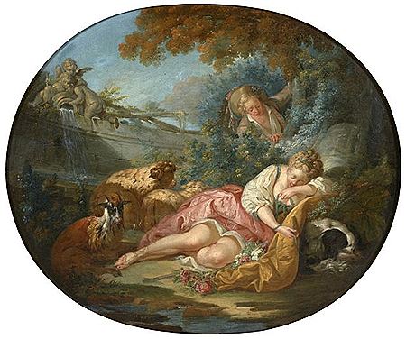 Bergère asleep