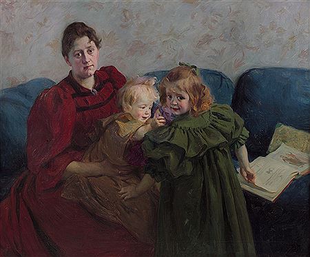 Portrait de Madame Meyer et de ses enfants by Victor Prouve - Auction record, sale price, and art valuation. Compare with similar artists and explore comparable artworks.