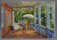 Sommertag auf der Veranda