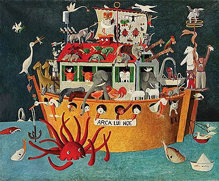Noah's Ark by Peter Vintila - Auction record, sale price, and art valuation. Compare with similar artists and explore comparable artworks.